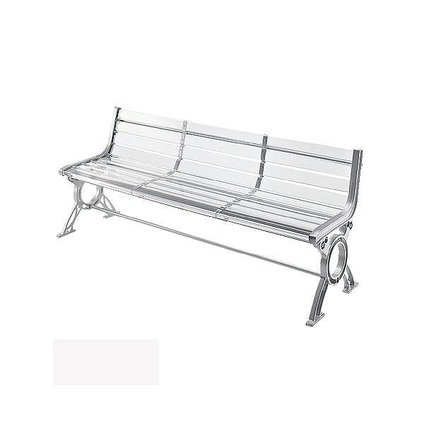 【法人限定】 業務用 屋内外対応エアーベンチ 肘なし背付きタイプ 180cm 3～4人掛け用