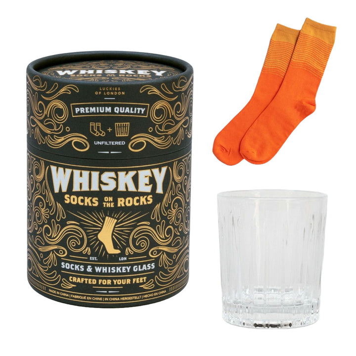 グラスSUCKUKソックス・ウイスキーオンザロック