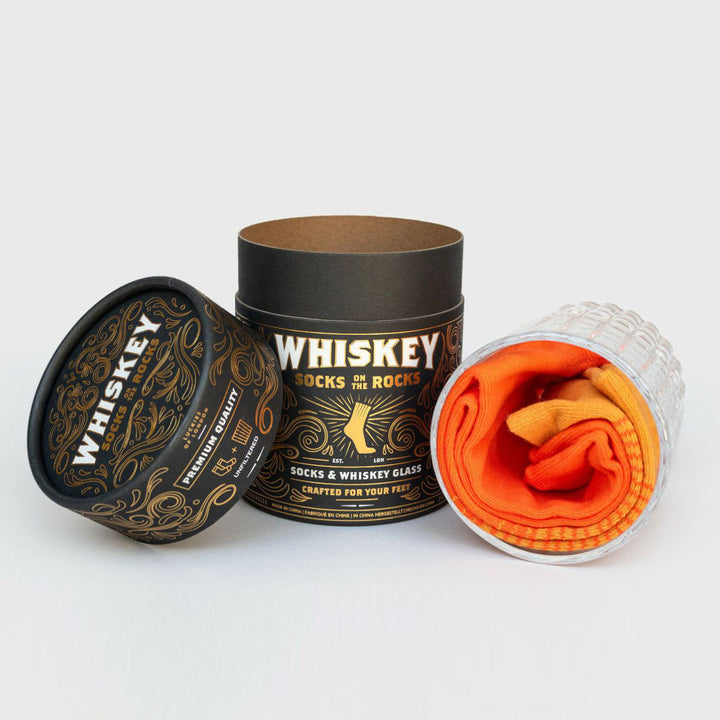 グラスSUCKUKソックス・ウイスキーオンザロック