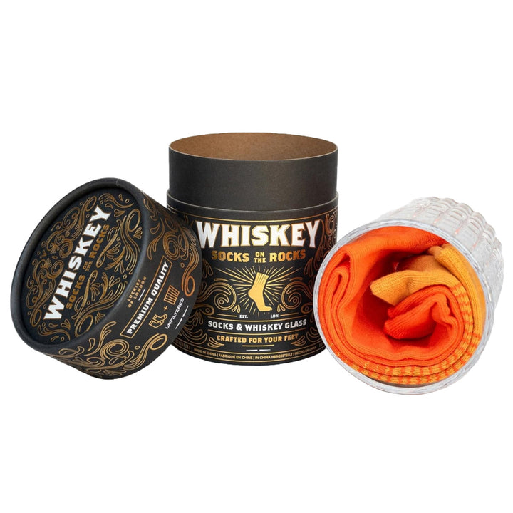 グラスSUCKUKソックス・ウイスキーオンザロック