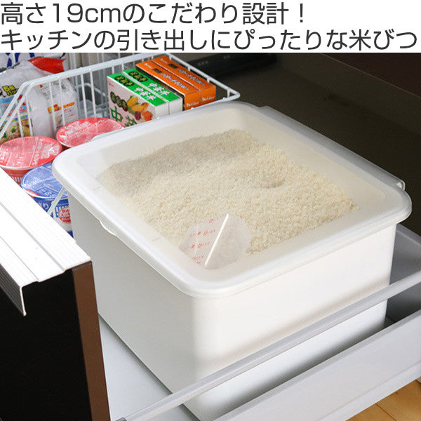 米びつ10kg用システムキッチン引き出し用Soroelusmartライスボックス11kg