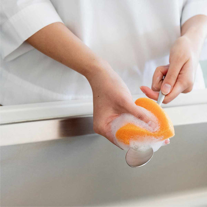 キッチンスポンジ亀の子束子亀の子スポンジDo木の葉薄型2個入