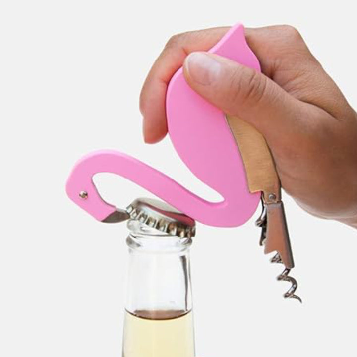 コルクスクリュー＆ボトルオープナーSUCKUKフラミンゴ