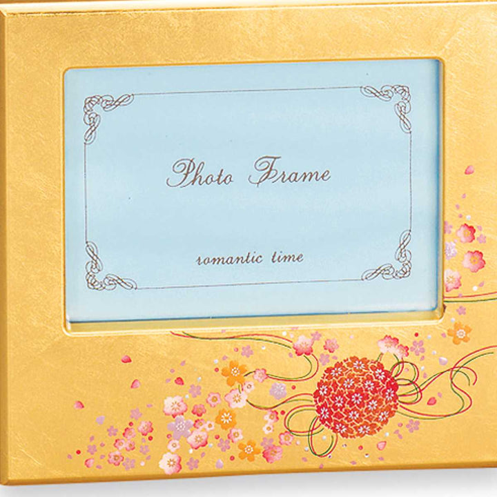 フォトフレームダブルフォトフレーム箔工芸山中塗
