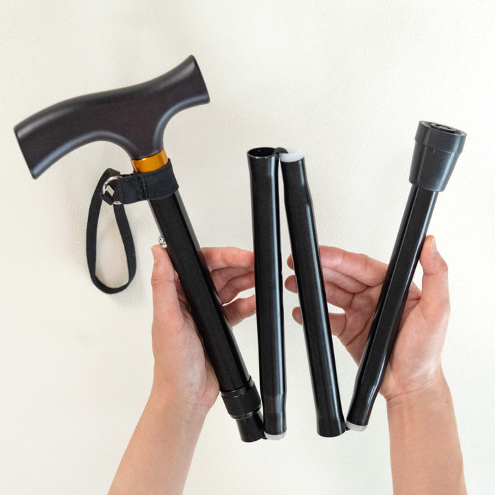 杖折りたたみエコノミーステッキ折りたたみ杖アルミ製