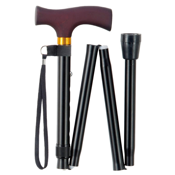 杖折りたたみエコノミーステッキ折りたたみ杖アルミ製