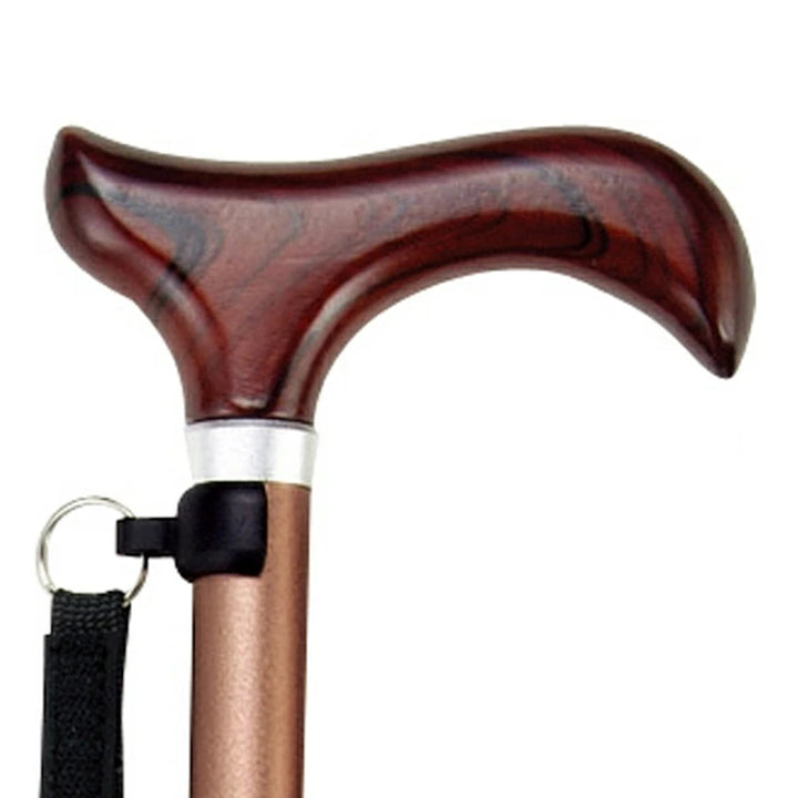 杖ステッキ伸縮杖充実ステッキアルミ製AS-10BR