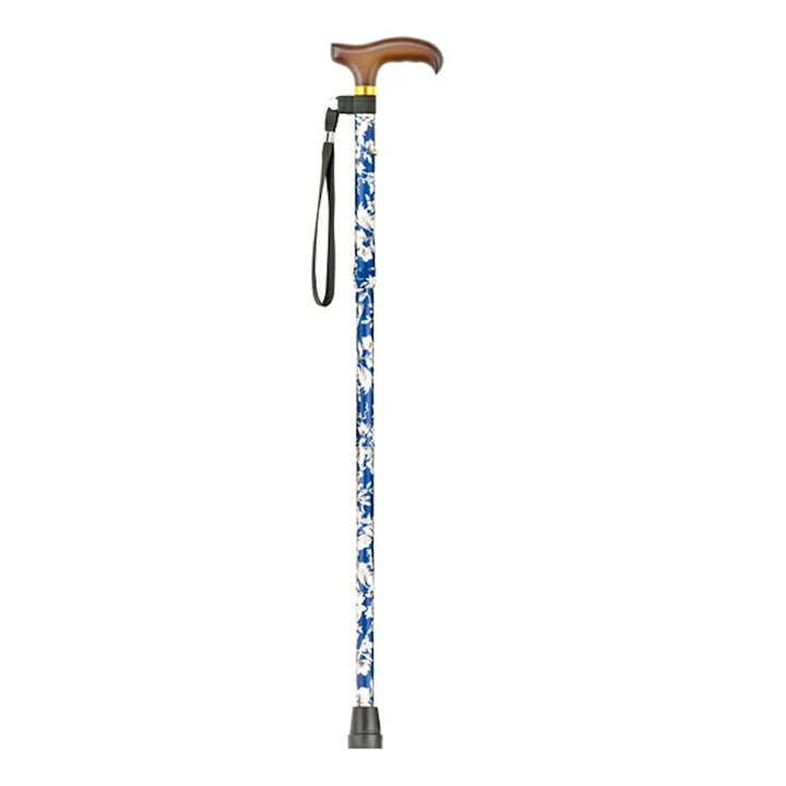 杖ステッキ折りたたみ杖SKステッキ青花アルミ製FS-80BL