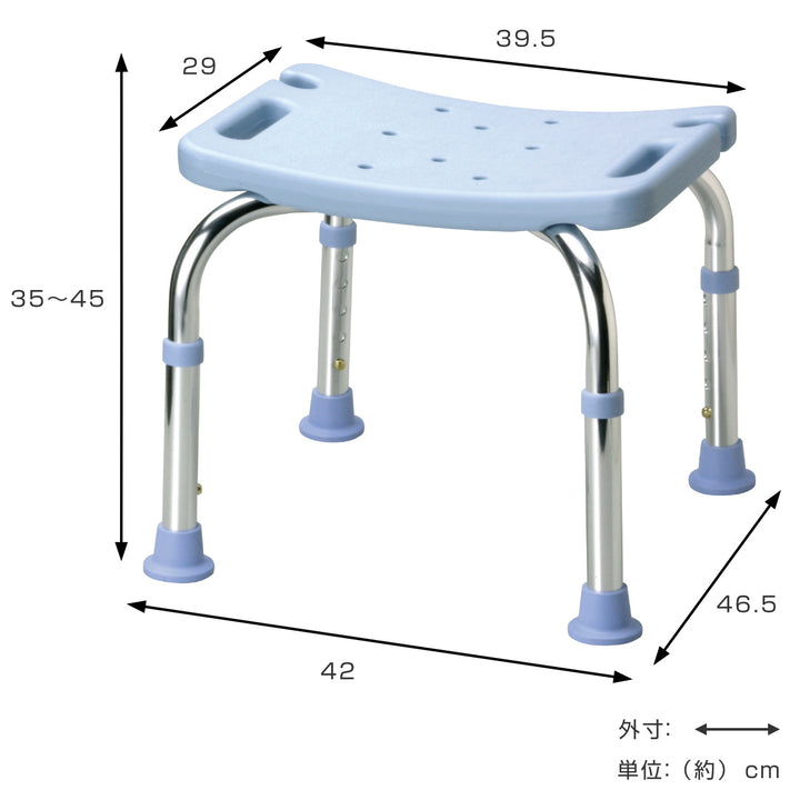 シャワーベンチミニ背無タイプ