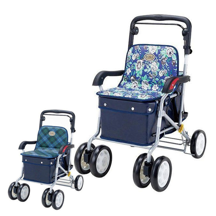 シルバーカーボックスタイプノーブル座面付き折りたたみ