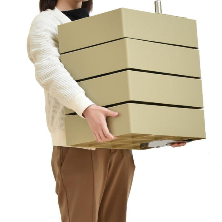 収納ワゴン4段360度回転キャスター付き