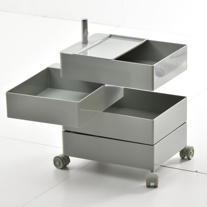 収納ワゴン4段360度回転キャスター付き