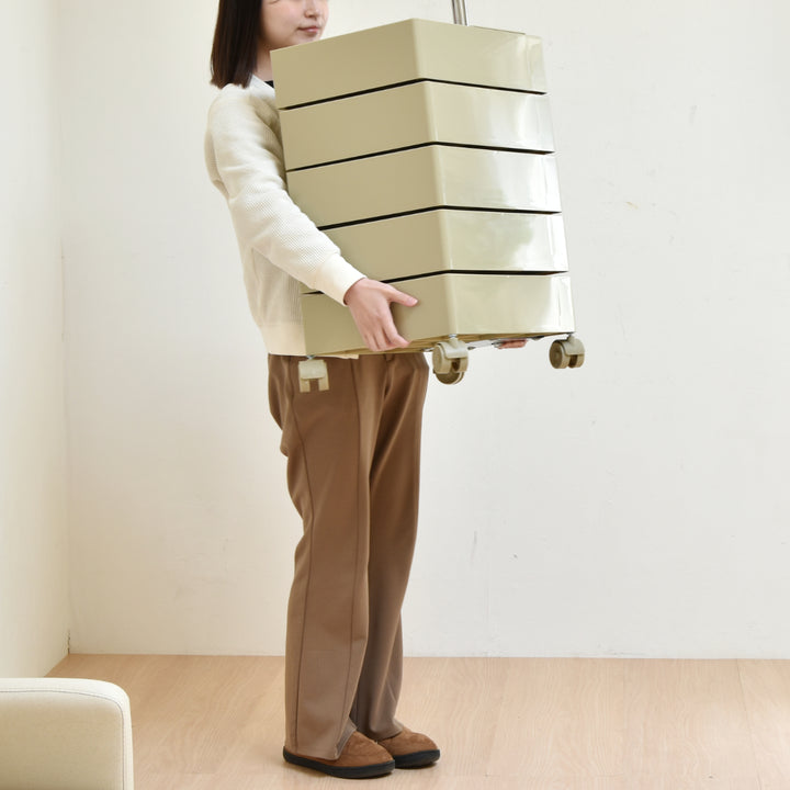 収納ワゴン5段360度回転キャスター付き