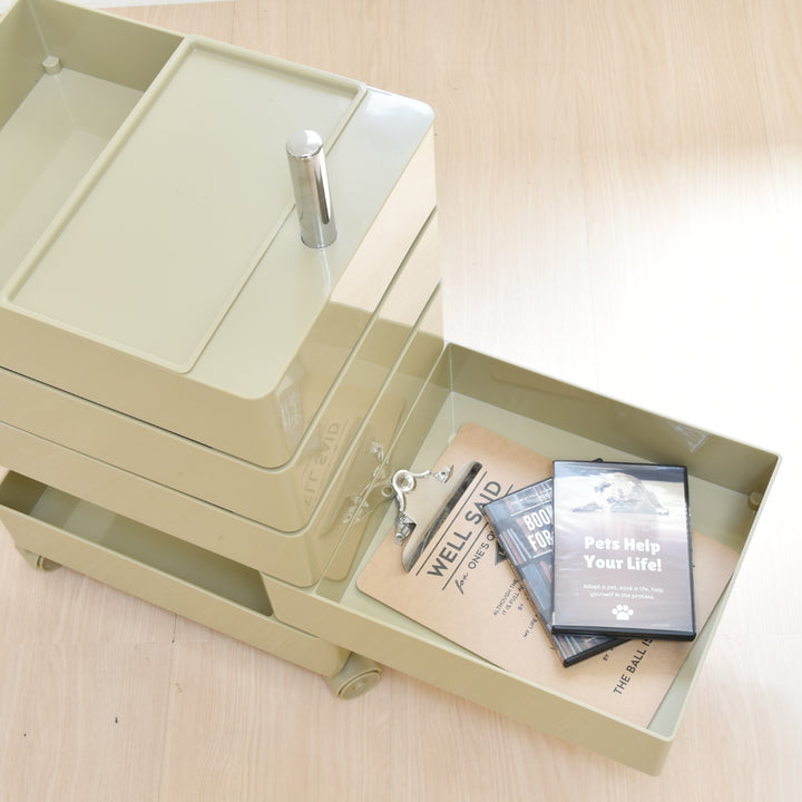 収納ワゴン5段360度回転キャスター付き