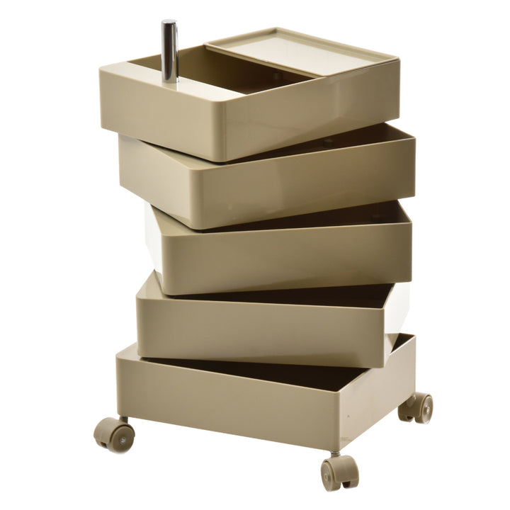 収納ワゴン5段360度回転キャスター付き