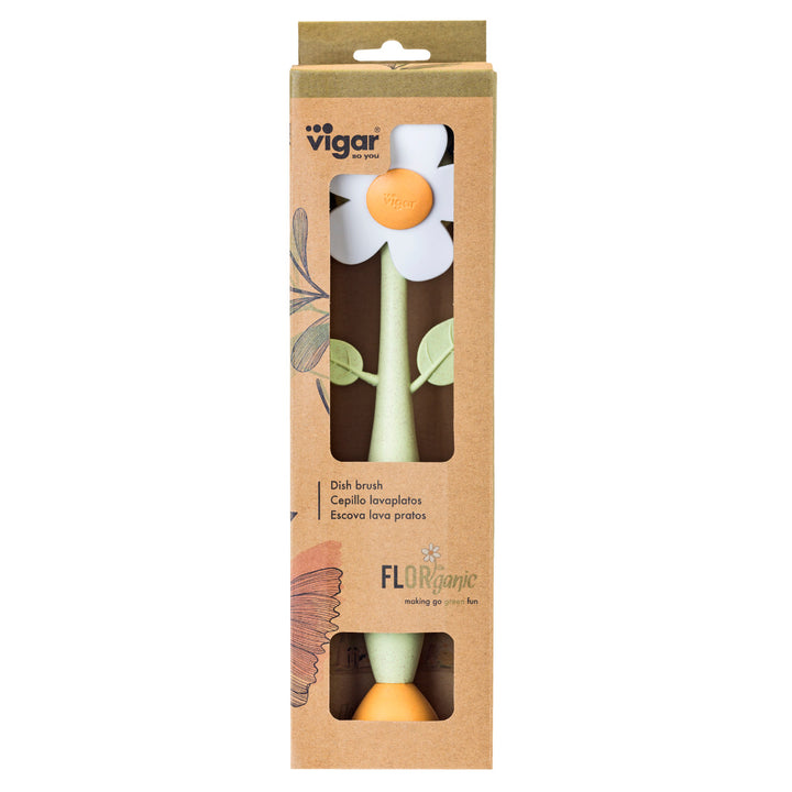 食器洗いVigarフローガニックディッシュブラシ