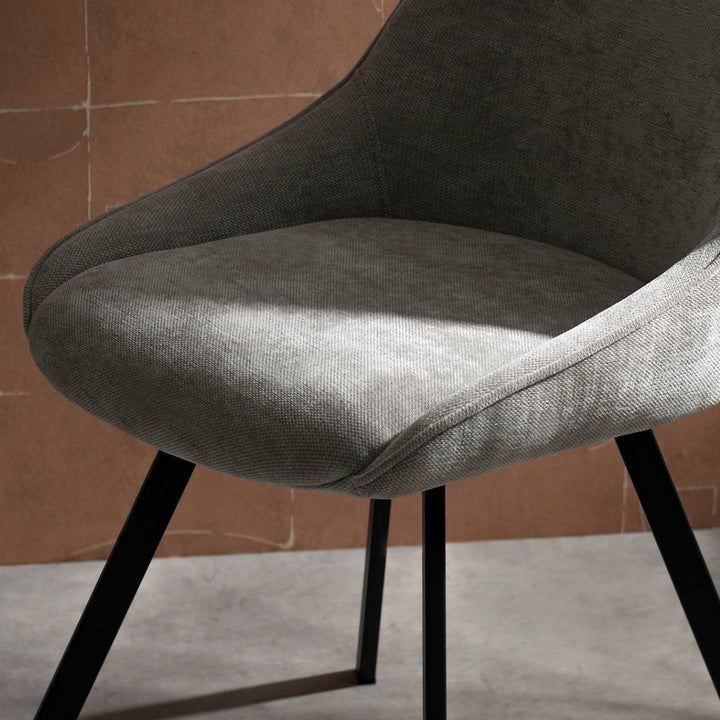 ダイニングチェア座面高47.5cm2脚セット回転HurstSignatureStudio