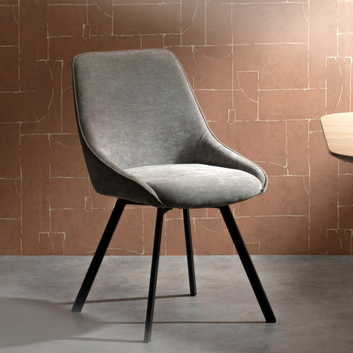 ダイニングチェア座面高47.5cm2脚セット回転HurstSignatureStudio