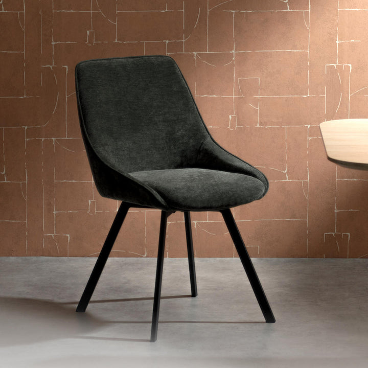 ダイニングチェア座面高47.5cm2脚セット回転HurstSignatureStudio