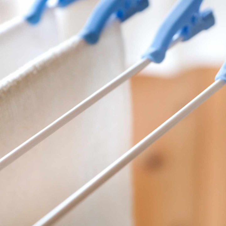 タオルハンガー折りたたみ式物干しバネ付きクリップ20枚掛け