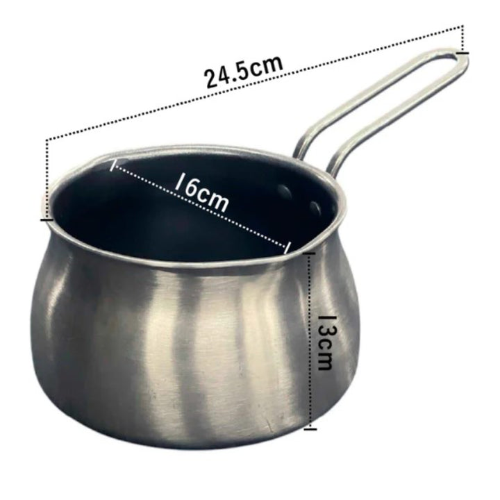 ミルクパン13cmIH対応copan二層鋼ミルクパンメモリ付き