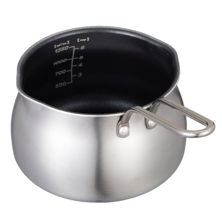 ミルクパン13cmIH対応copan二層鋼ミルクパンメモリ付き