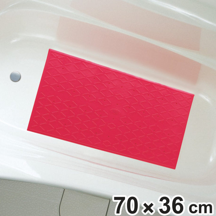 浴槽用すべり止めマットMサイズレッド
