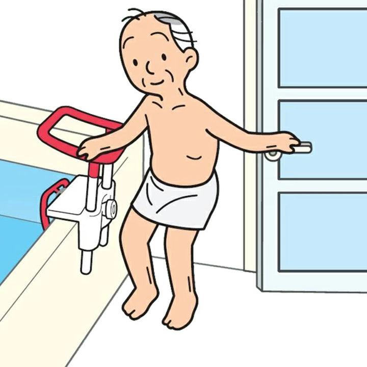 手すり浴室用伸縮式安寿介護用品
