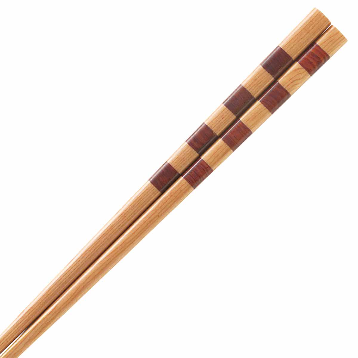 箸 20.5cm 23cm 水玉 市松 組木箸 木製 – ハウジー