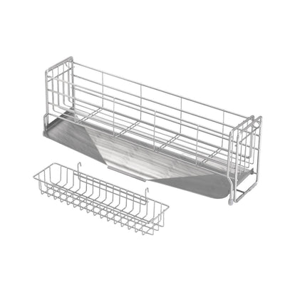 水切りラック スリムなシンクサイド幅の広がる水切り 幅10×奥行47cm