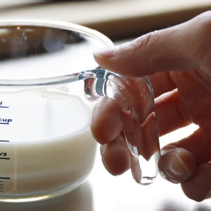 計量カップatomico250mlSサイズ耐熱ガラス取っ手付き