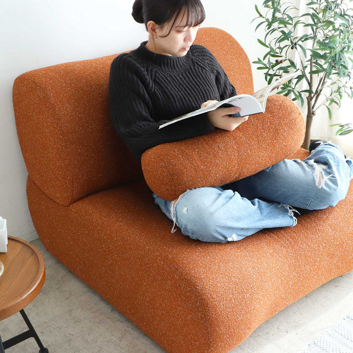 ソファ幅96cm1.5人掛けクッション付き1人掛け2人掛け