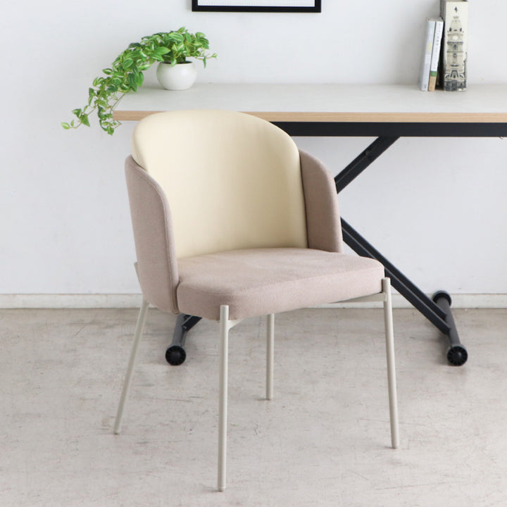 ダイニングチェア座面高48cm韓国風くすみカラーツキミ