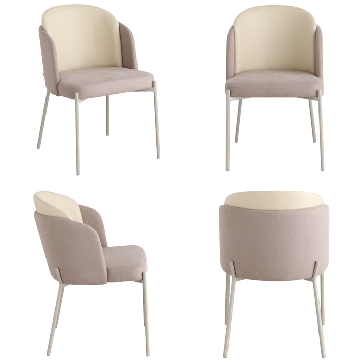 ダイニングチェア座面高48cm韓国風くすみカラーツキミ