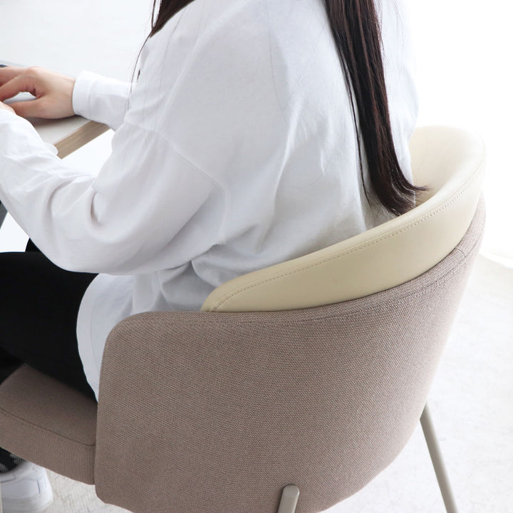 ダイニングチェア座面高48cm韓国風くすみカラーツキミ