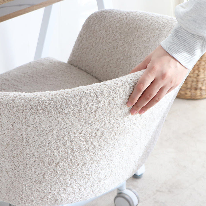 オフィスチェア座面高42～49cm回転キャスター付きトリート