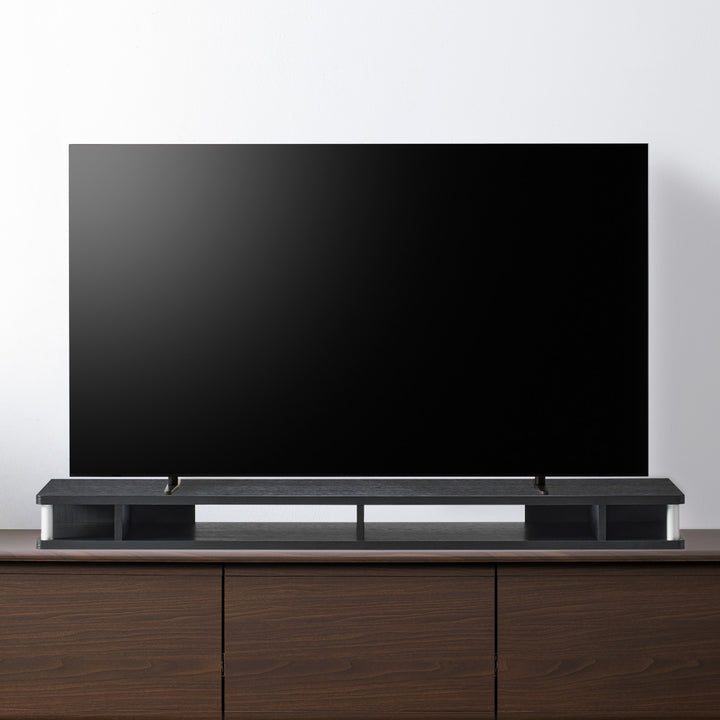 テレビ台幅125cm55インチ対応ちょい足しラック完成品1段