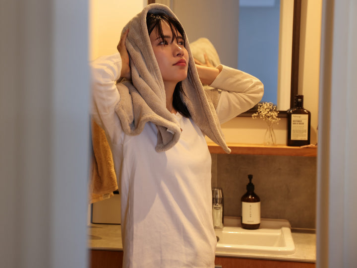 タオルヘアドライタオルカラリヘアー