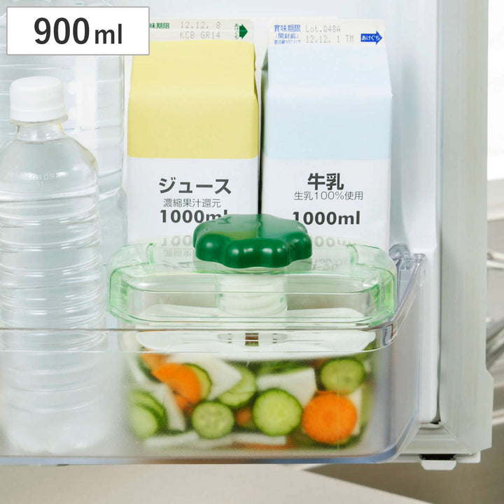 漬物容器即席つけもの器角型900mlプラスチックPicreピクレ