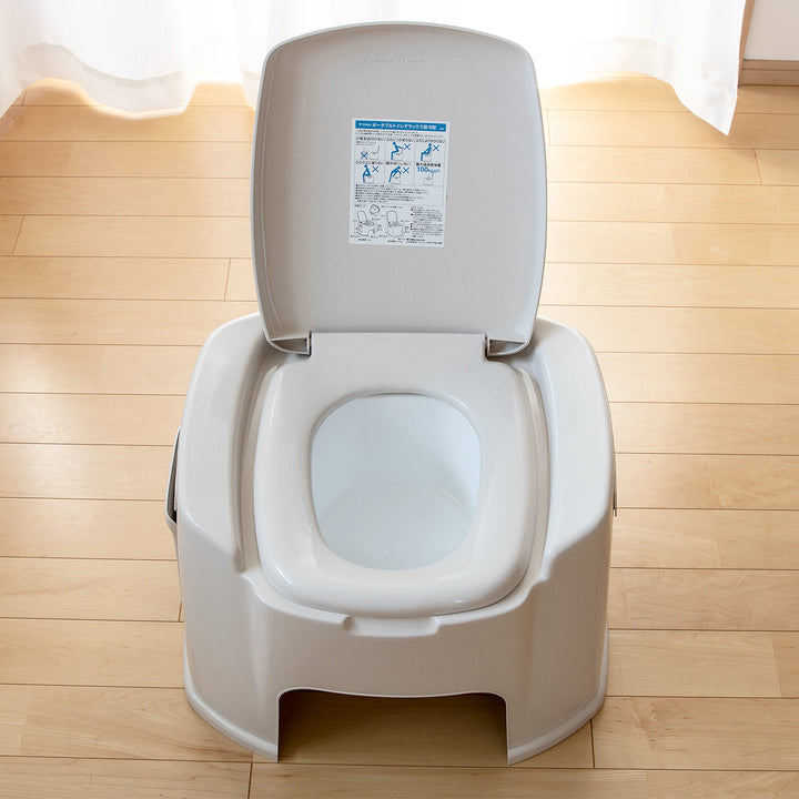 ポータブルトイレデラックス型バケツ付き介護