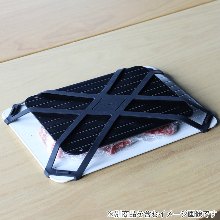 解凍プレートMアルミ製atomicoバンド付き