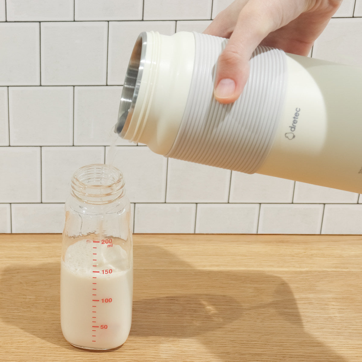 湯沸かしボトル 400ml 温度調節機能付き おでかけ温調ケトル