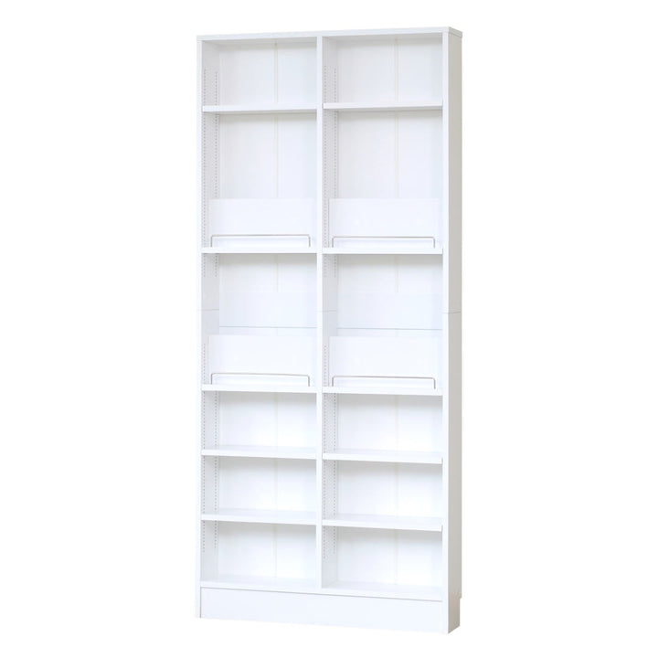 本棚幅81cm1cmピッチディスプレイラックスリム薄型オープン棚