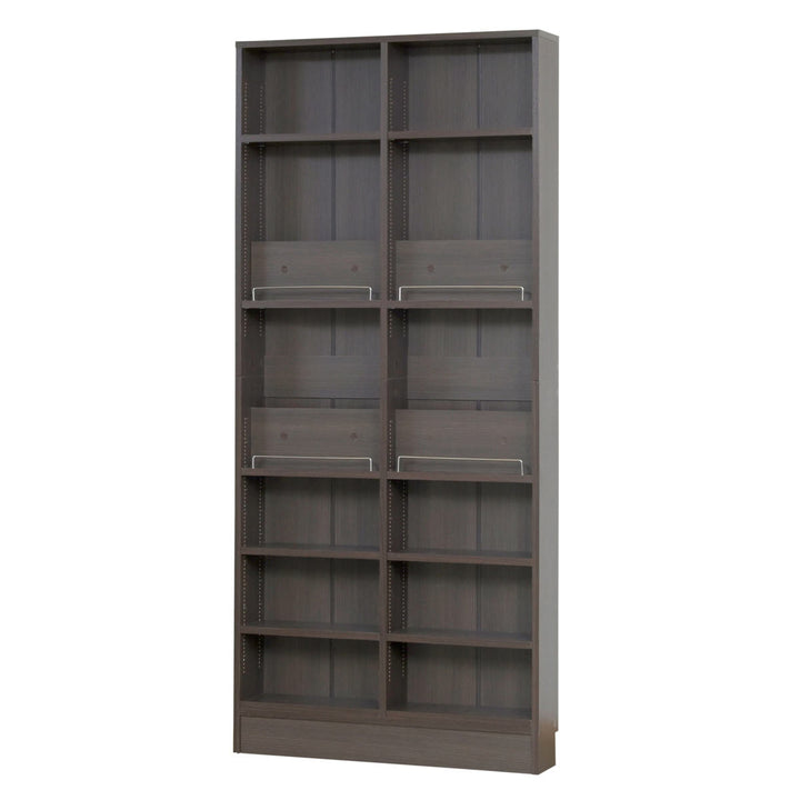 本棚幅81cm1cmピッチディスプレイラックスリム薄型オープン棚