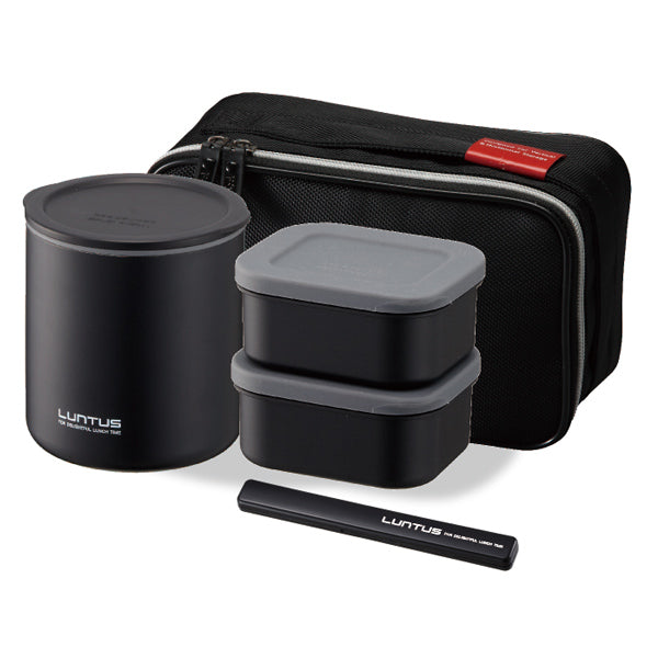 保温弁当箱ランチジャーステンレス製男性用ランタスタテ・ヨコ専用バッグ付820ml