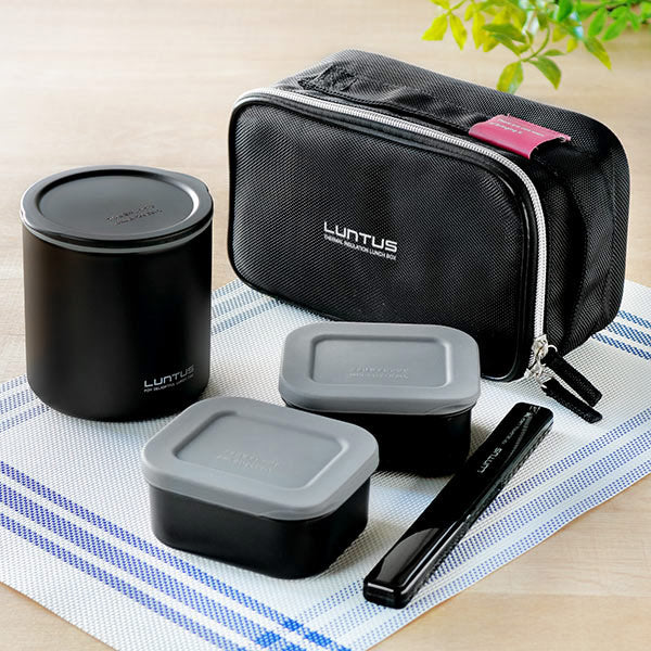 保温弁当箱ランチジャーステンレス製男性用ランタスタテ・ヨコ専用バッグ付820ml