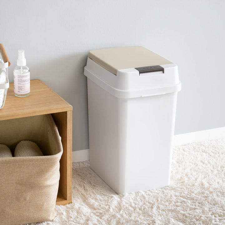 ゴミ箱19L密閉プッシュ式