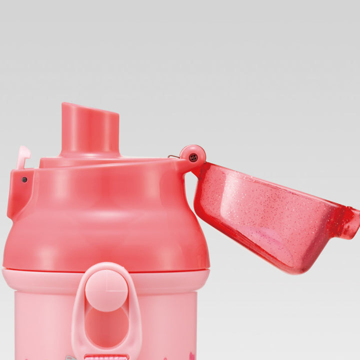 水筒480ml直飲プラワンタッチボトルキティファンシー