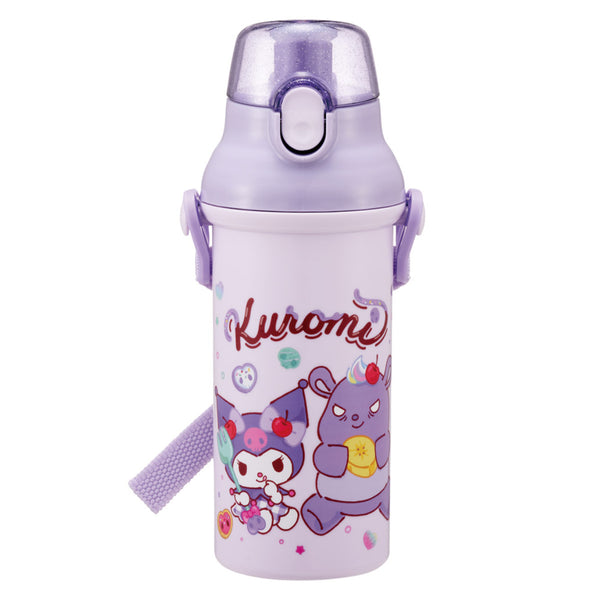 水筒480ml直飲プラワンタッチボトルクロミファンシー