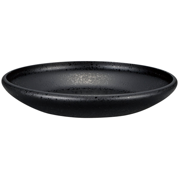 皿すくいやすい平皿大石目塗